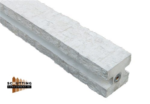 betonschutting-tussenpaal-met-schroefbus-wit
